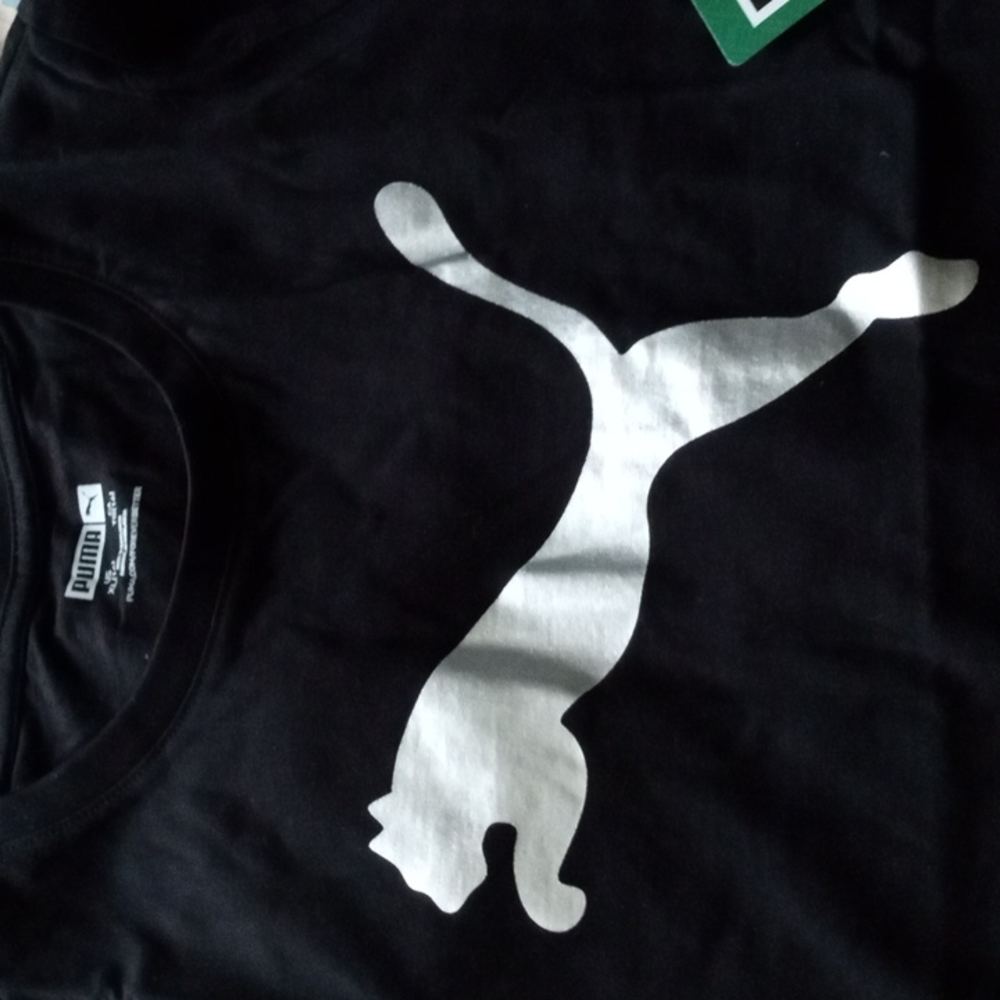 Black puma shirt
